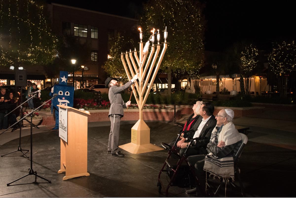 Menorah Lighting at Market Street