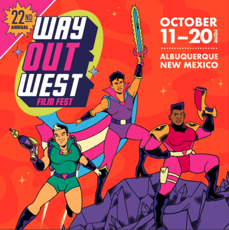 Graphic promoting the Way Out West Film Fest from Oct. 11-20.