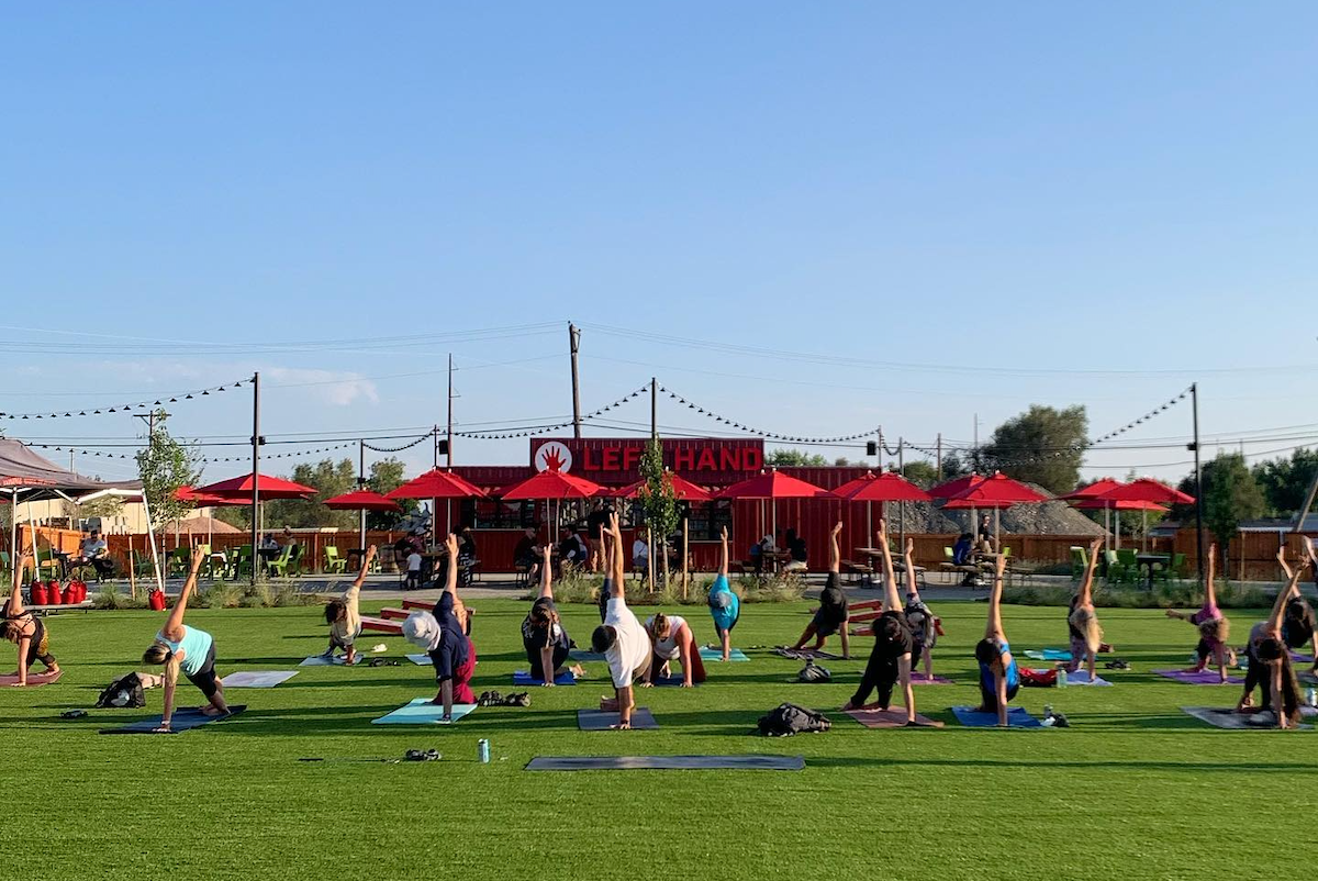 Yoga at Left Hand Brewing