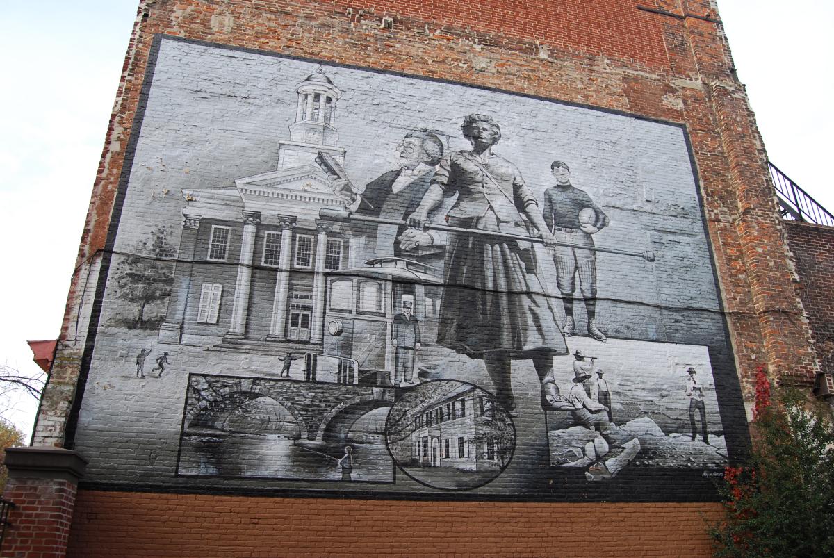 Molly Pitcher Mural In Carlisle, PA