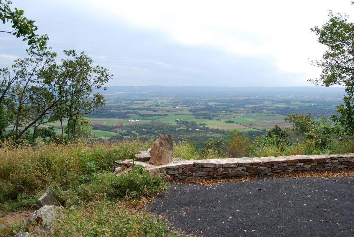 Overlook of Cumberland County along Waggoner's Gap