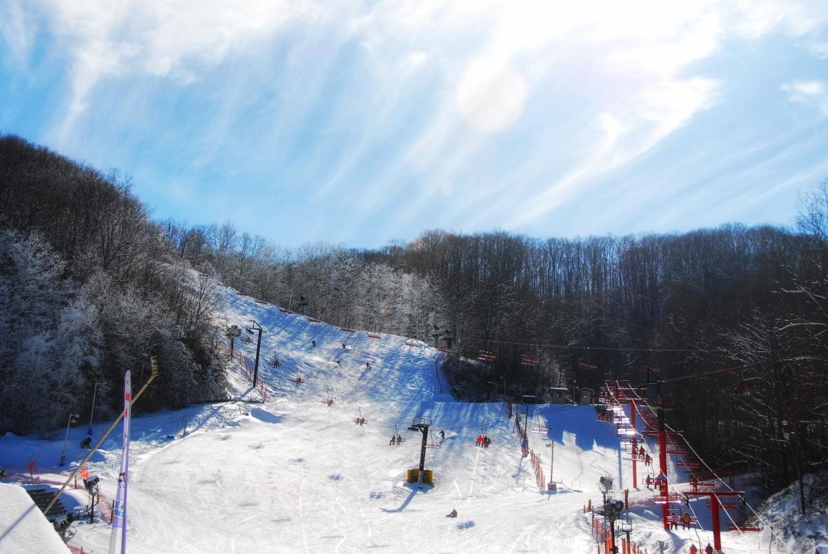 Ober Mountain scenic skiing view