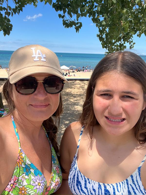 Nikki at Wells St. Beach