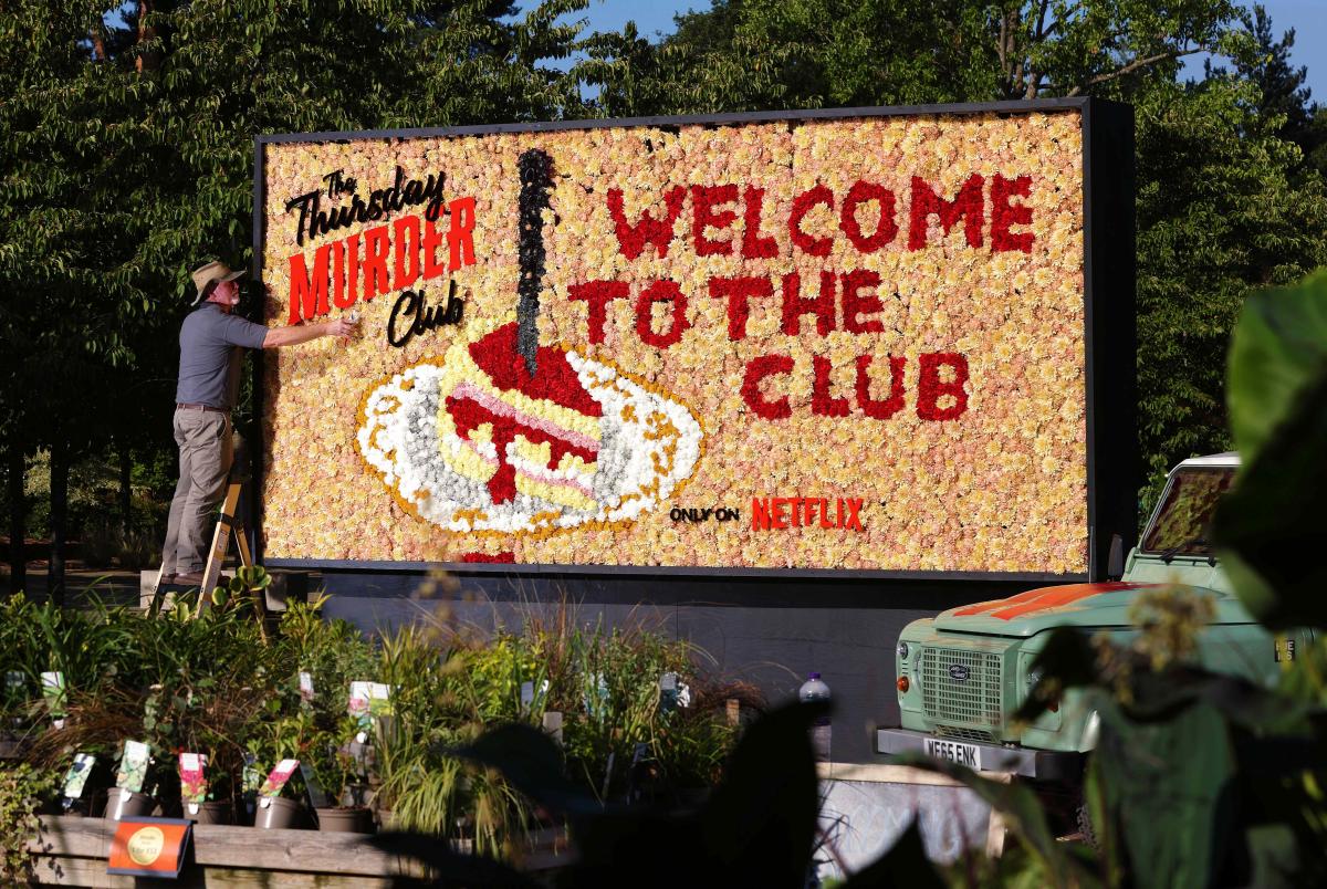 The Thursday Murder Club trail at RHS Garden Wisley in Surrey