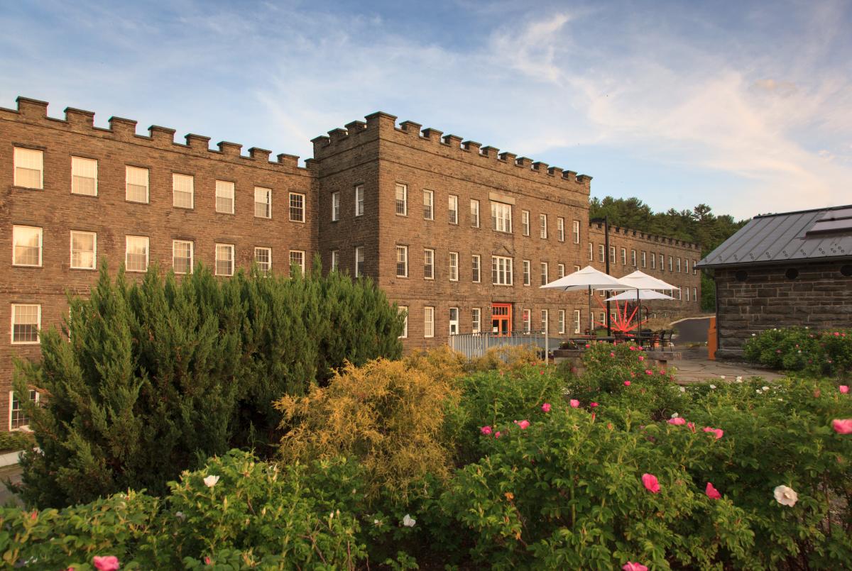 Hawley Silk Mill in the Northern Pocono Mountains