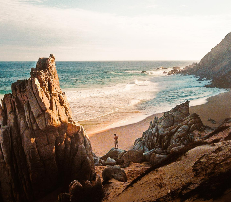 Fotografía de la playa tomada por Adrián Montalvo