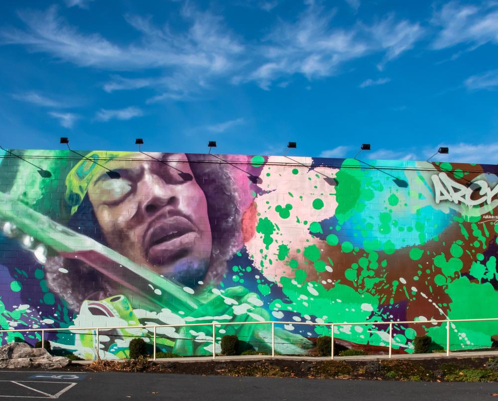 Jimi Hendrix Mural