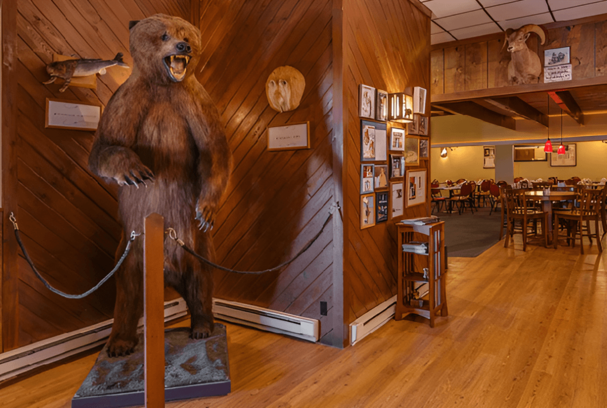 The interior of Little Bear Inn, a nice restaurant for celebrations in Cheyenne, WY.