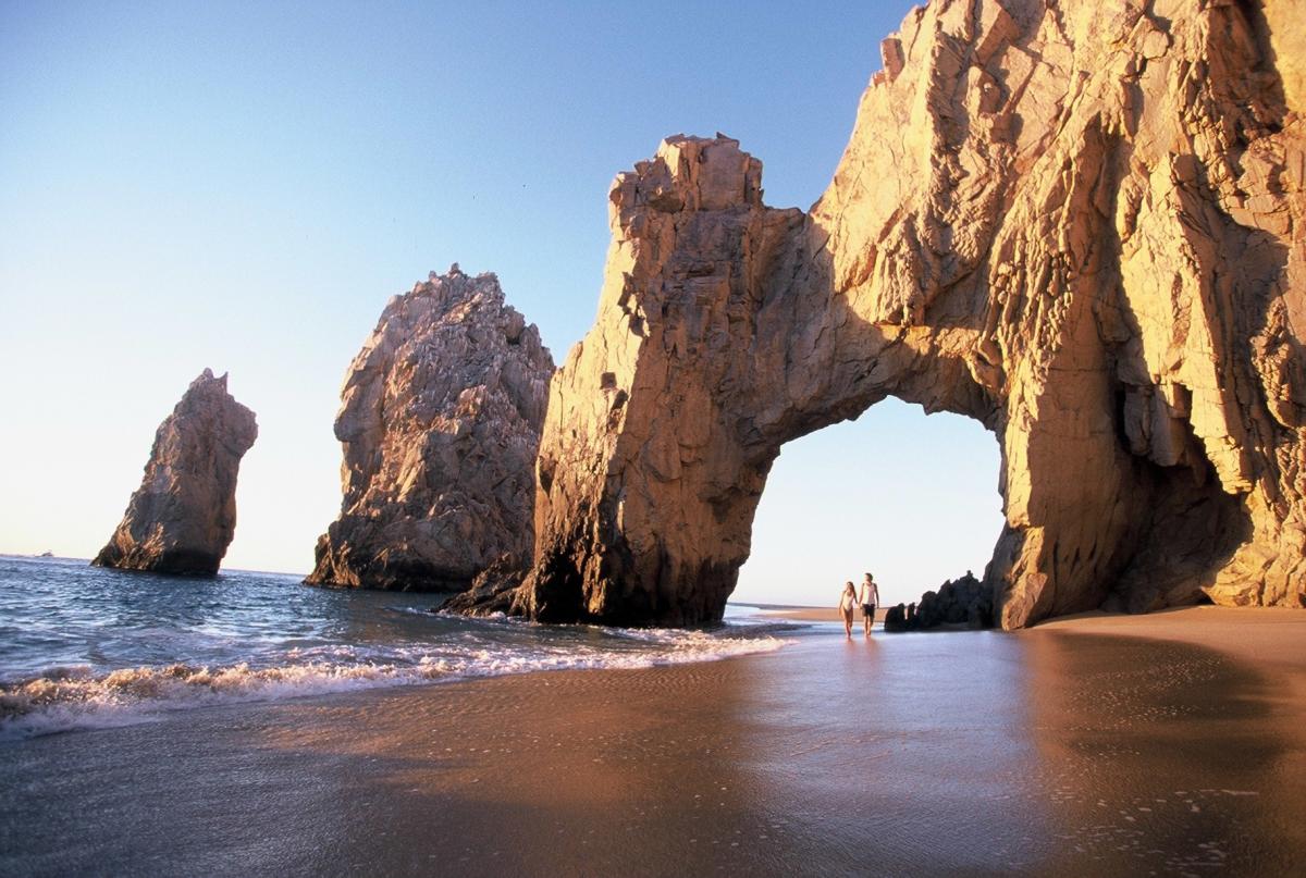 Couple Walking Beach