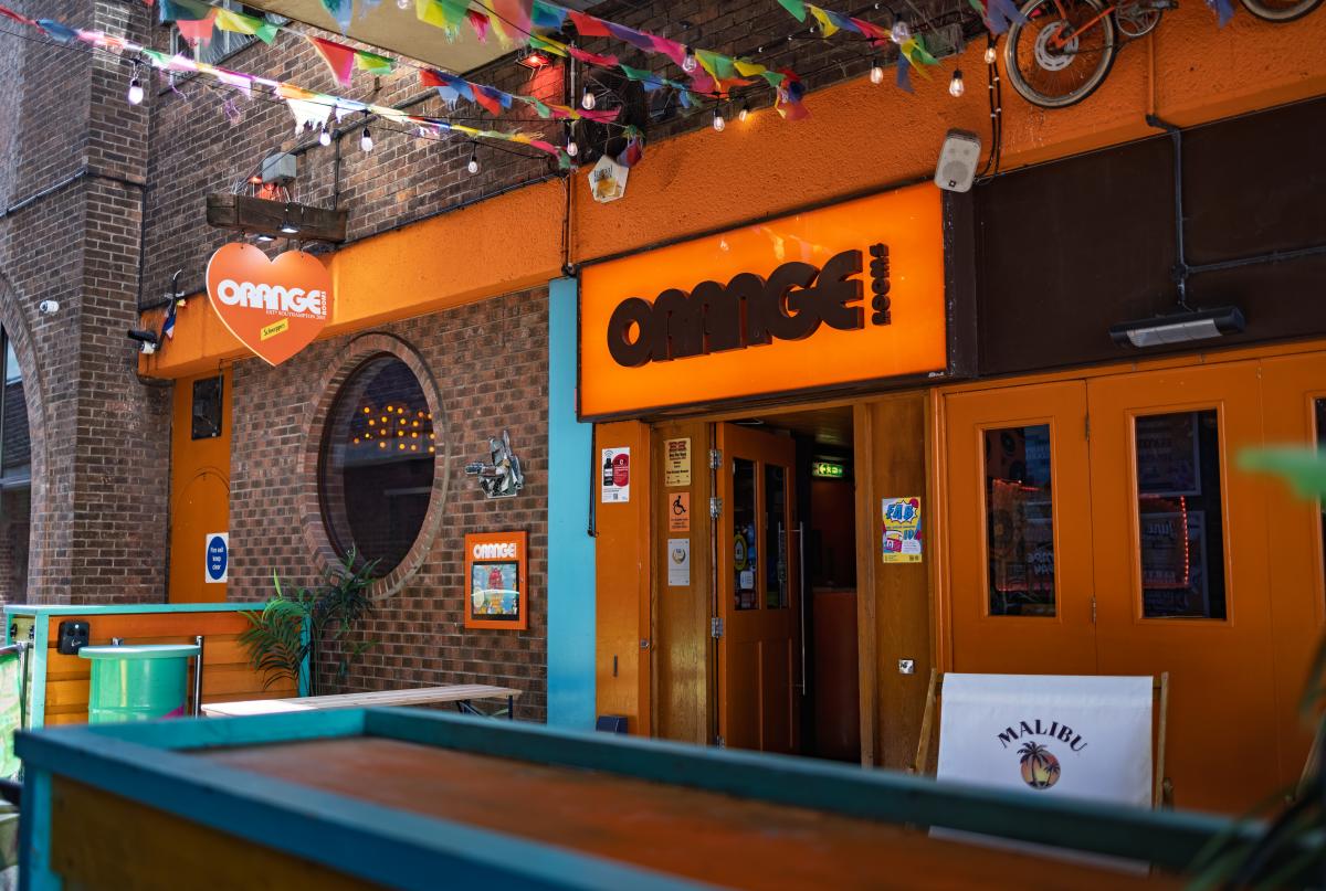 Frontage of Orange Rooms