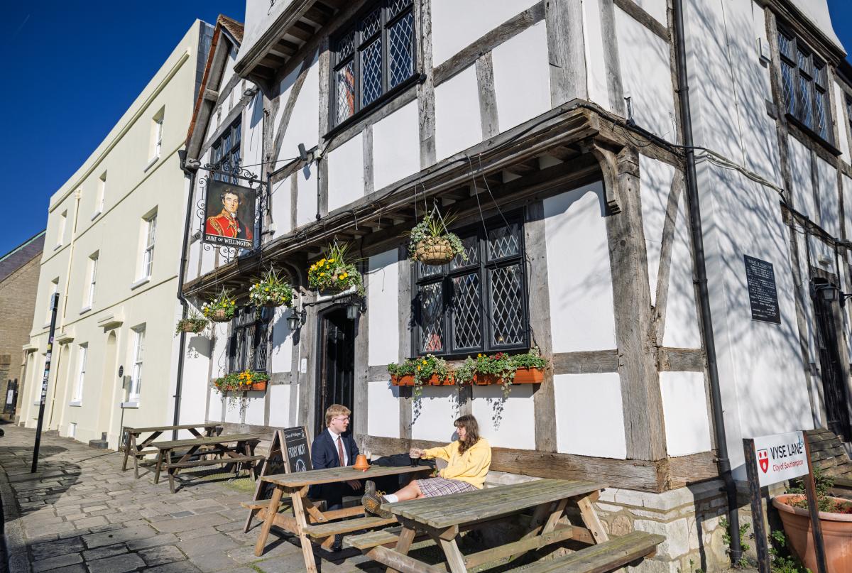 Duke of Wellington outdoor seating area