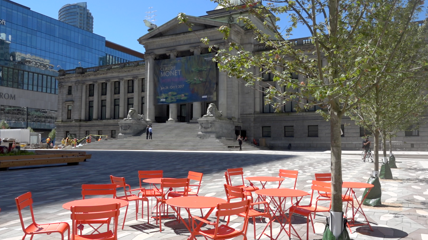 Vancouver Art Gallery Plaza