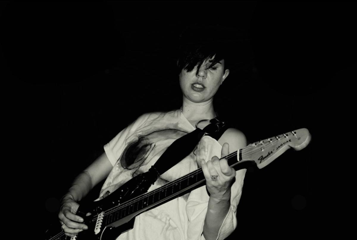 Female guitarist