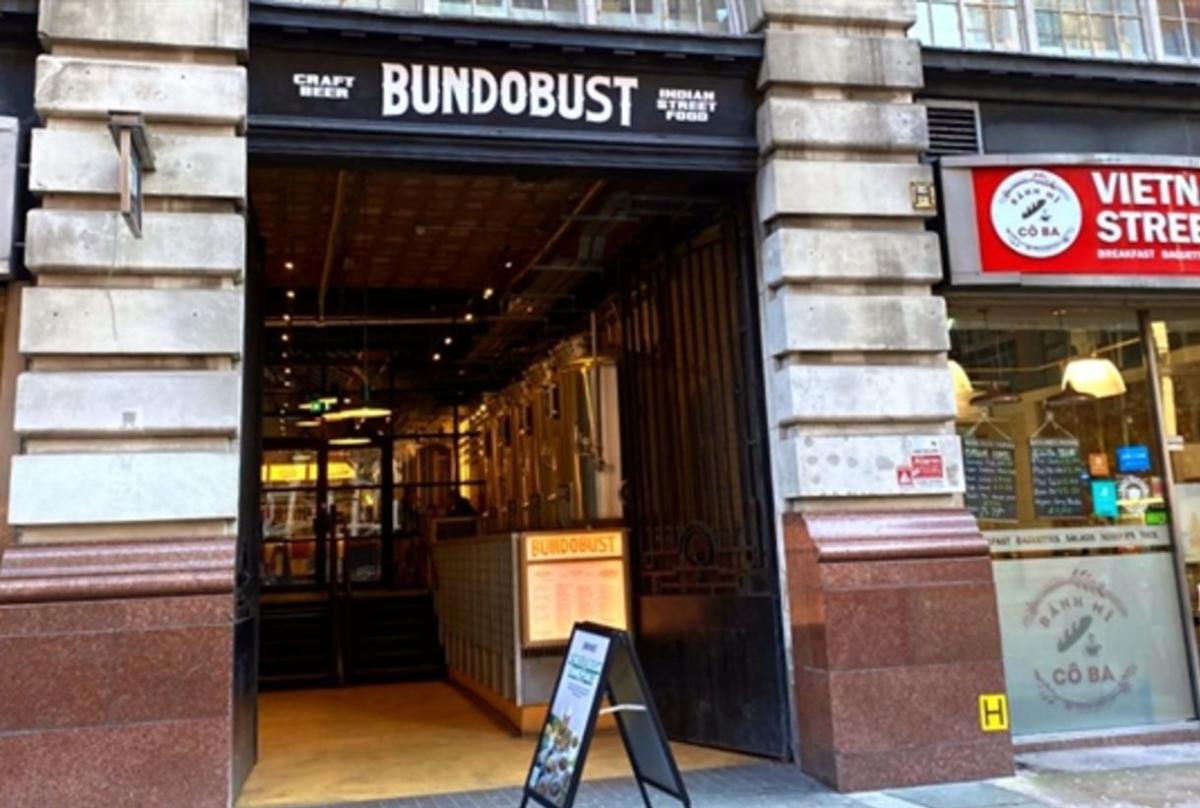 Entrance to Bundobust Manchester