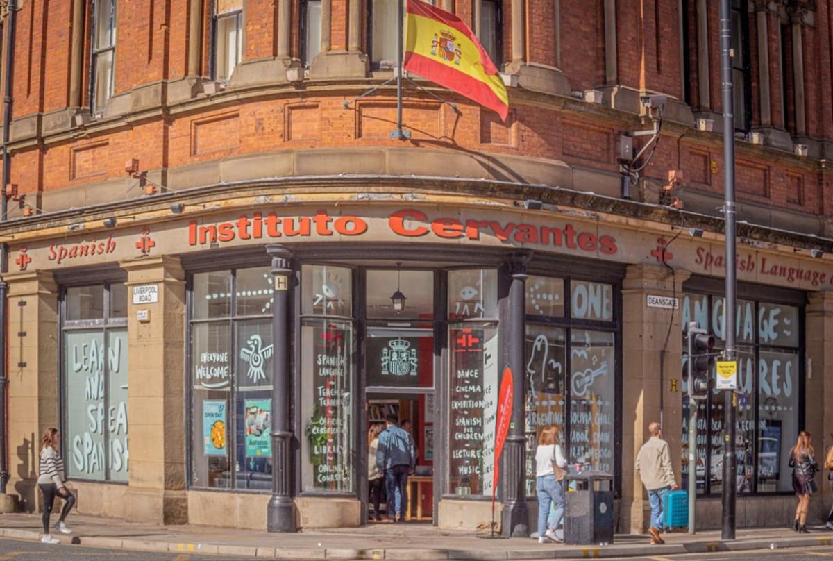 Outside exterior of Instituto Cervantes Manchester