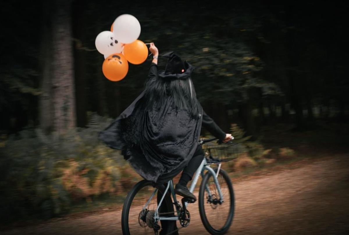 Halloween cycling