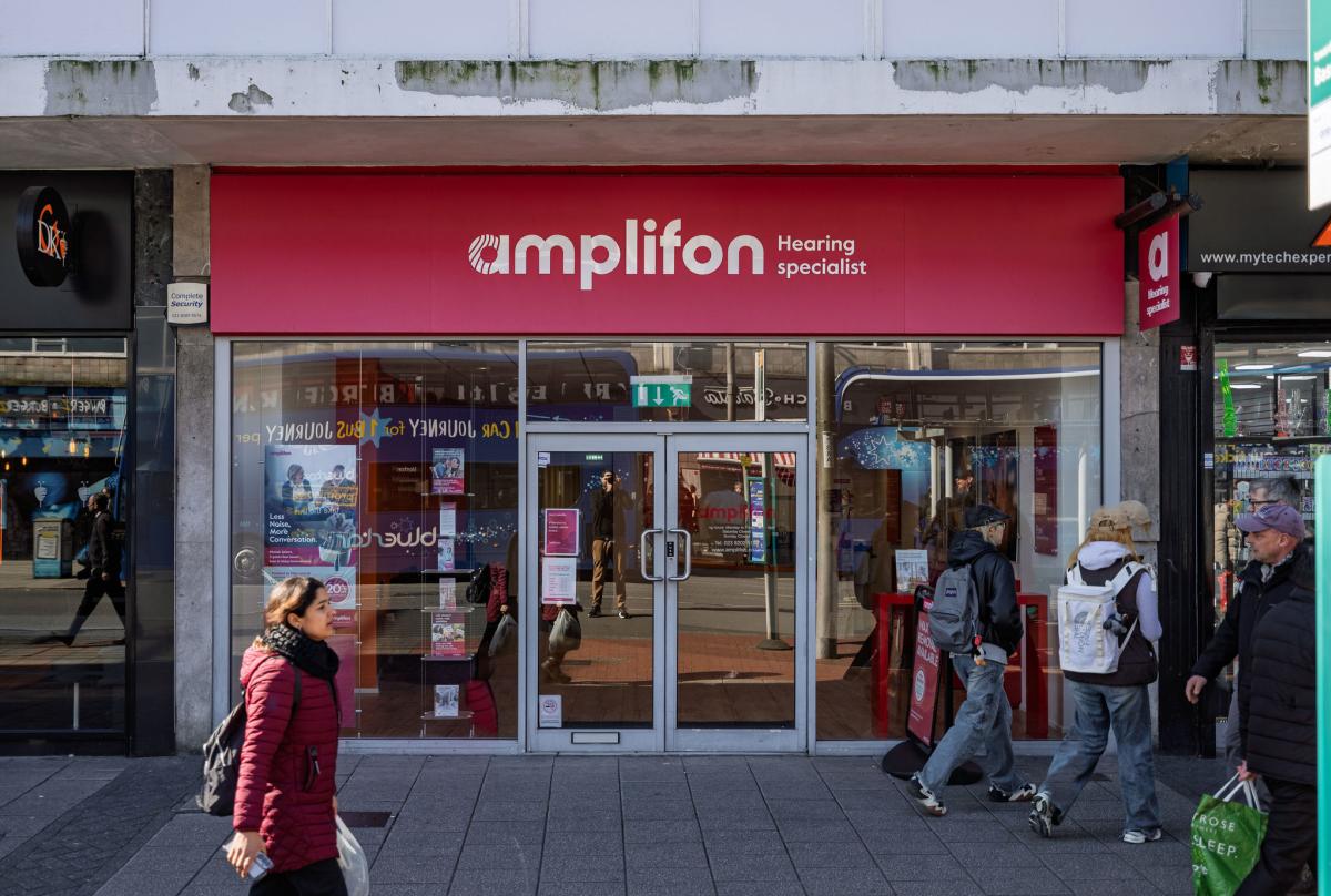Frontage of Amplifon Hearing Centre