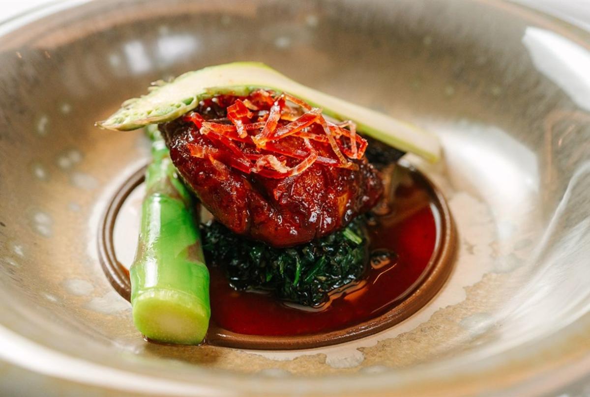 Latymer restaurant at Pennyhill Park, Bagshot, Surrey - Michelin star