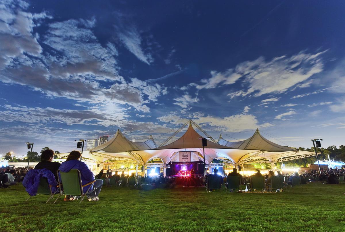 The Cynthia Woods Mitchell Pavilion in The Woodlands, Texas