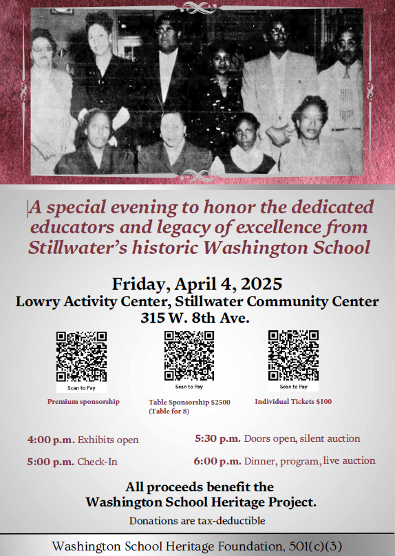 Washington School flyer