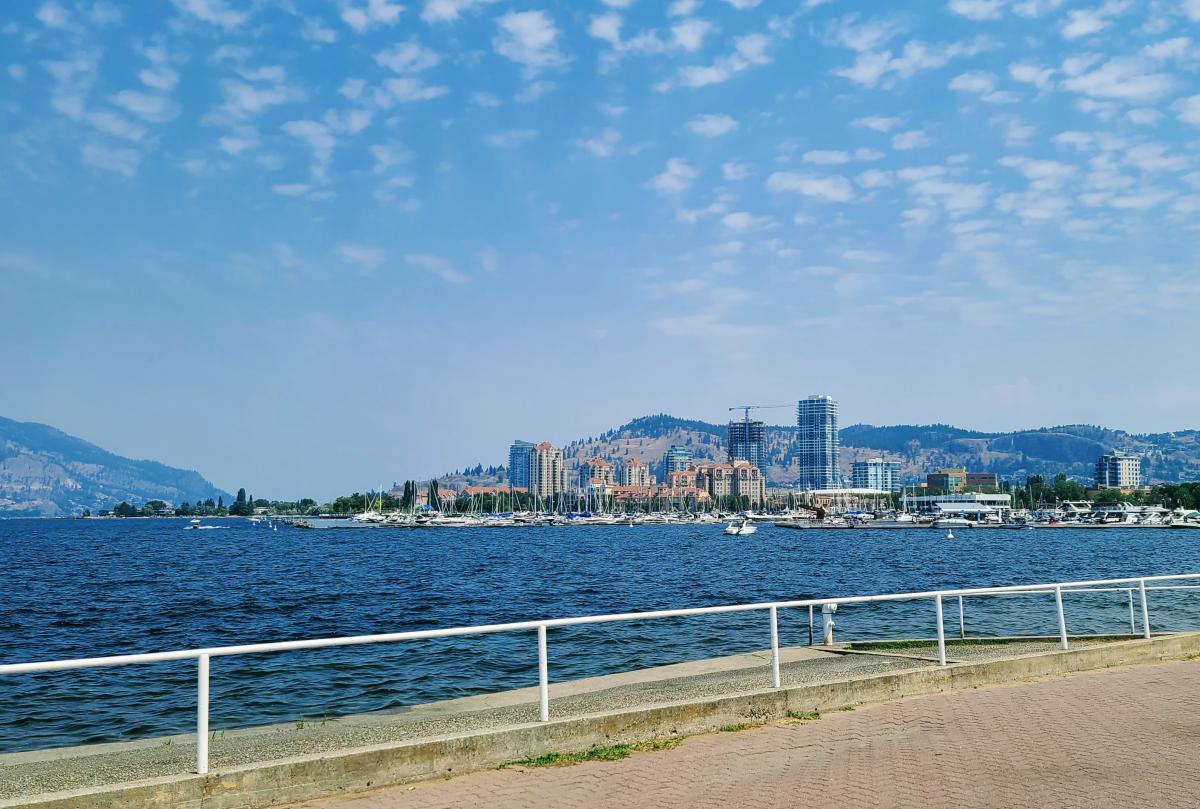 Downtown Kelowna from City Park