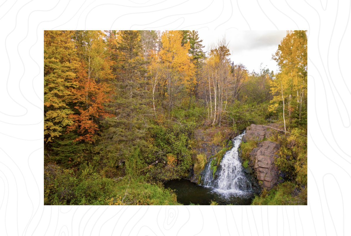 Warner Falls in the fall