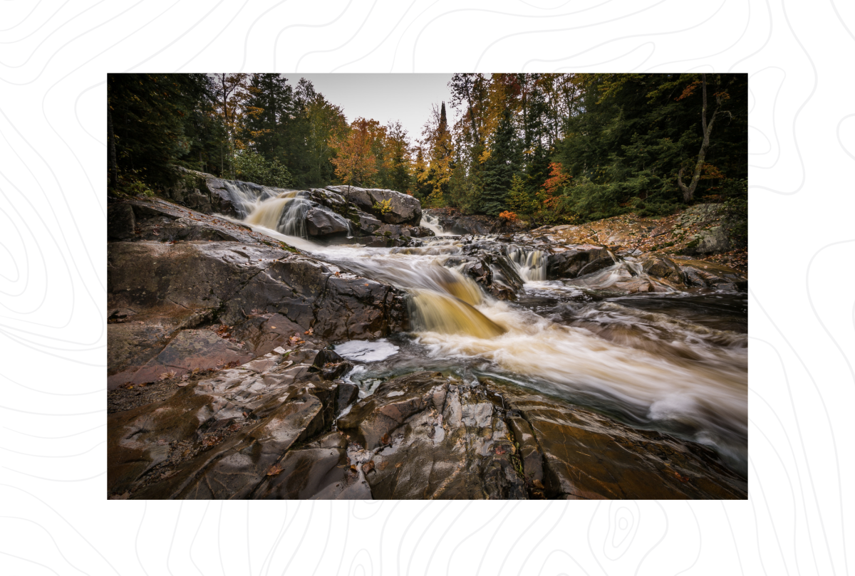 Yellow Dog Falls in the fall