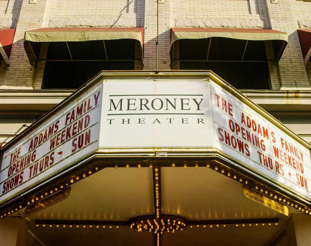 Meroney Theater Marquee
