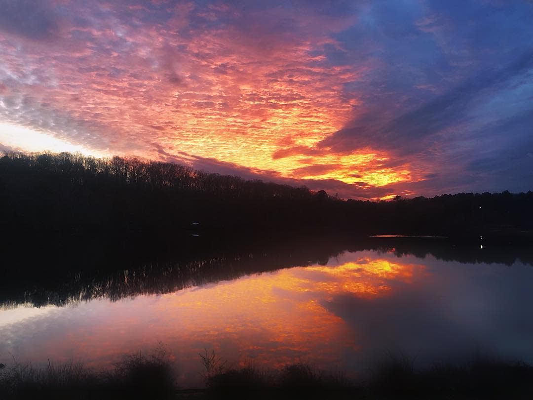 Sunset at Lake Herrick