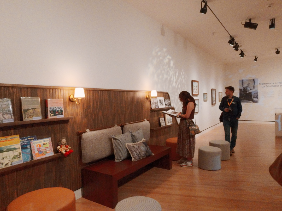 The Crystal Bridges Musuem of American art gallery.