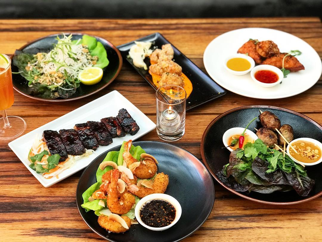 Table Spread at Lantern Restaurant