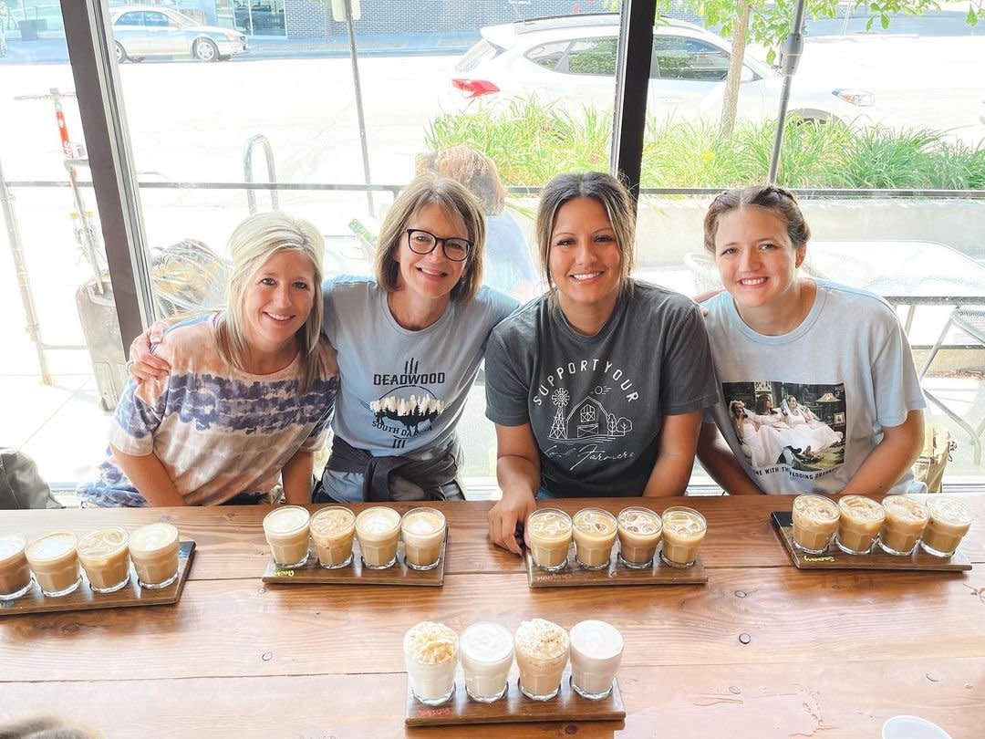 Family At Coffee Flights in Omaha, NE