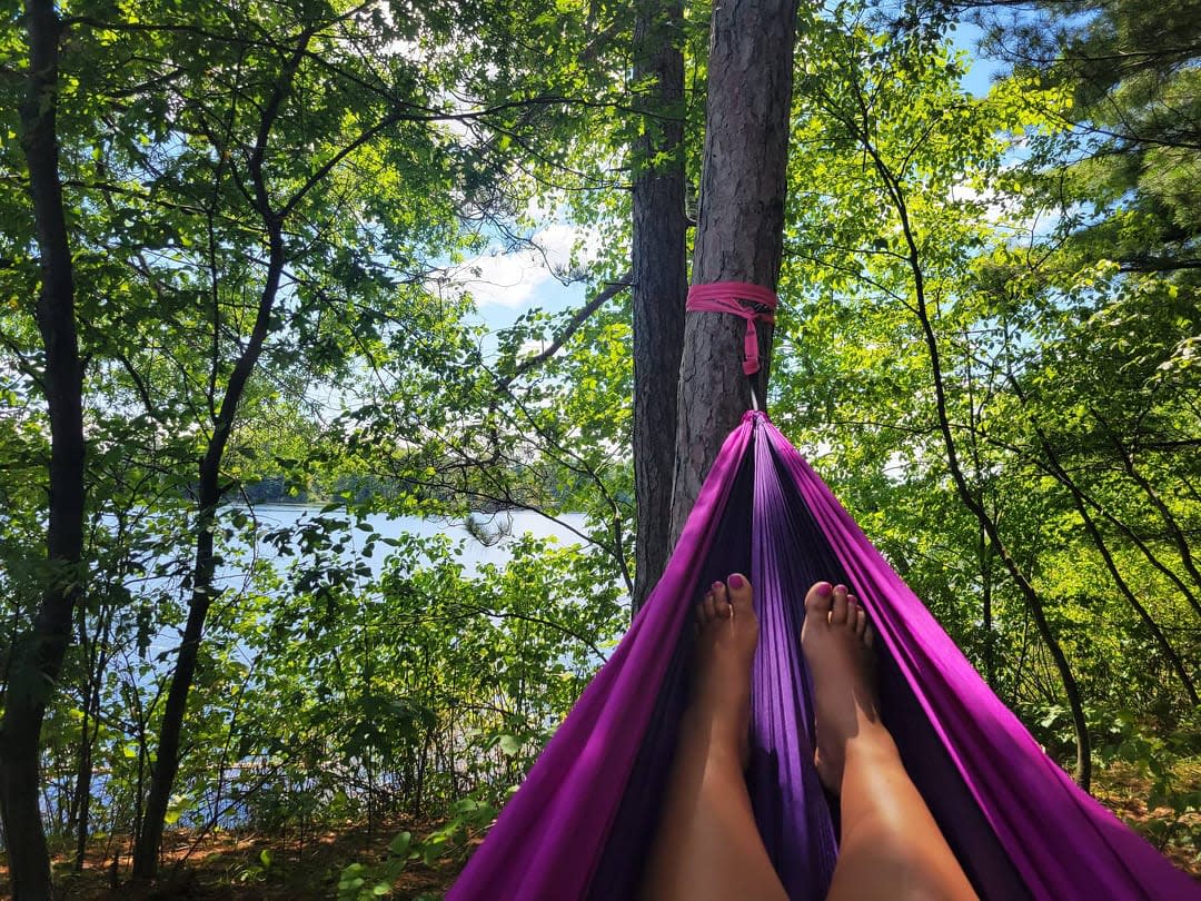 Hammocking at Jordan Park