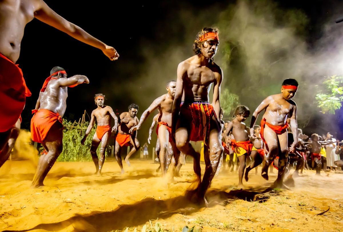 Warringarri dancers at the Ord Valley Muster