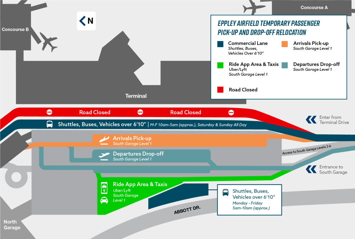 Passenger Pick-up and Drop-off Map