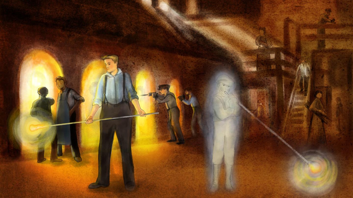 Legend of the Gathers glass shop