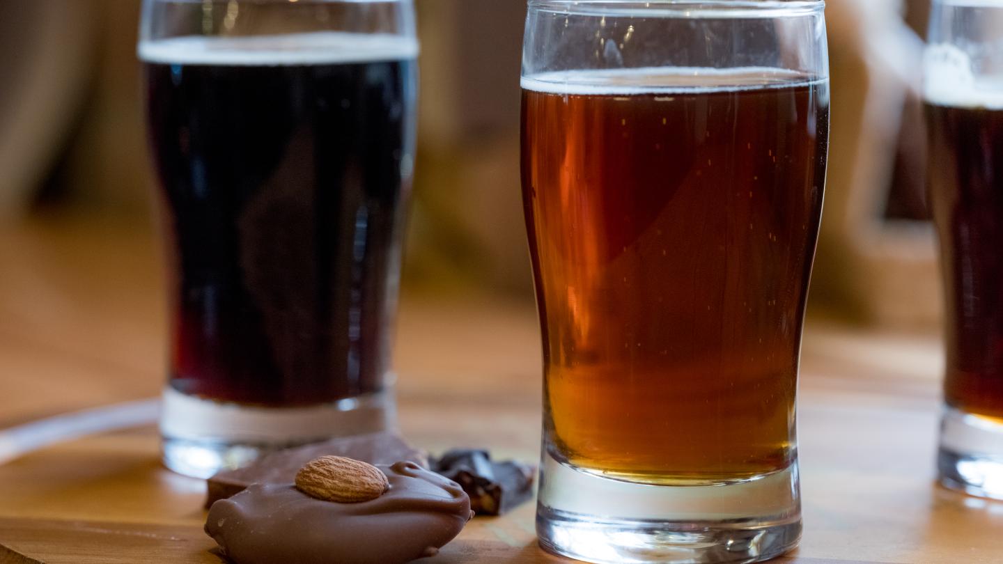 Beer and Chocolate pairing courtesy of Molly Cagwin