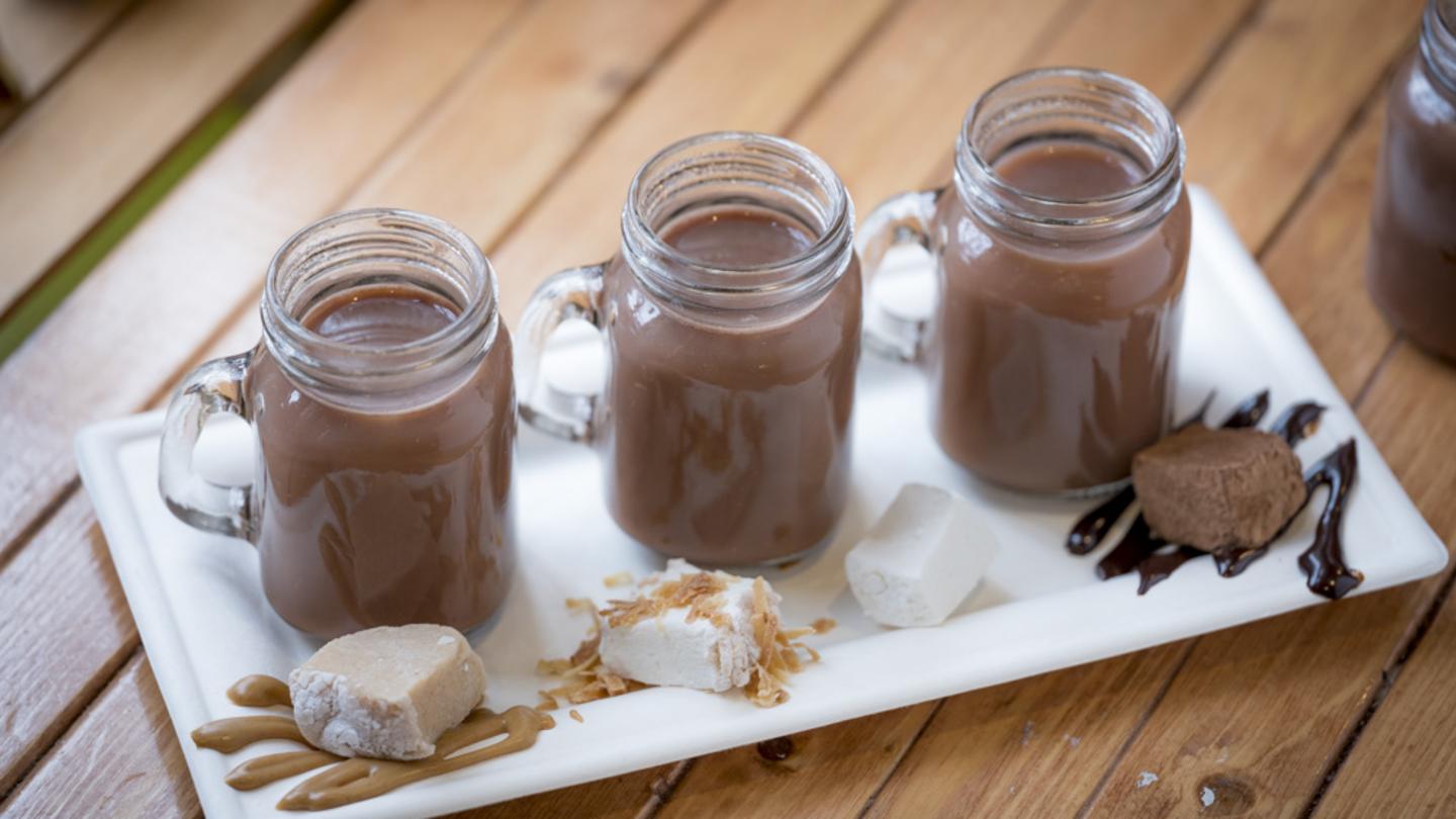 Hot Cocoa Flight at The Source
