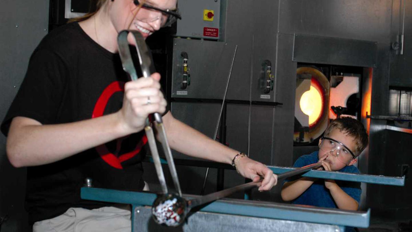 Glassblowing at The Corning Museum of Glass