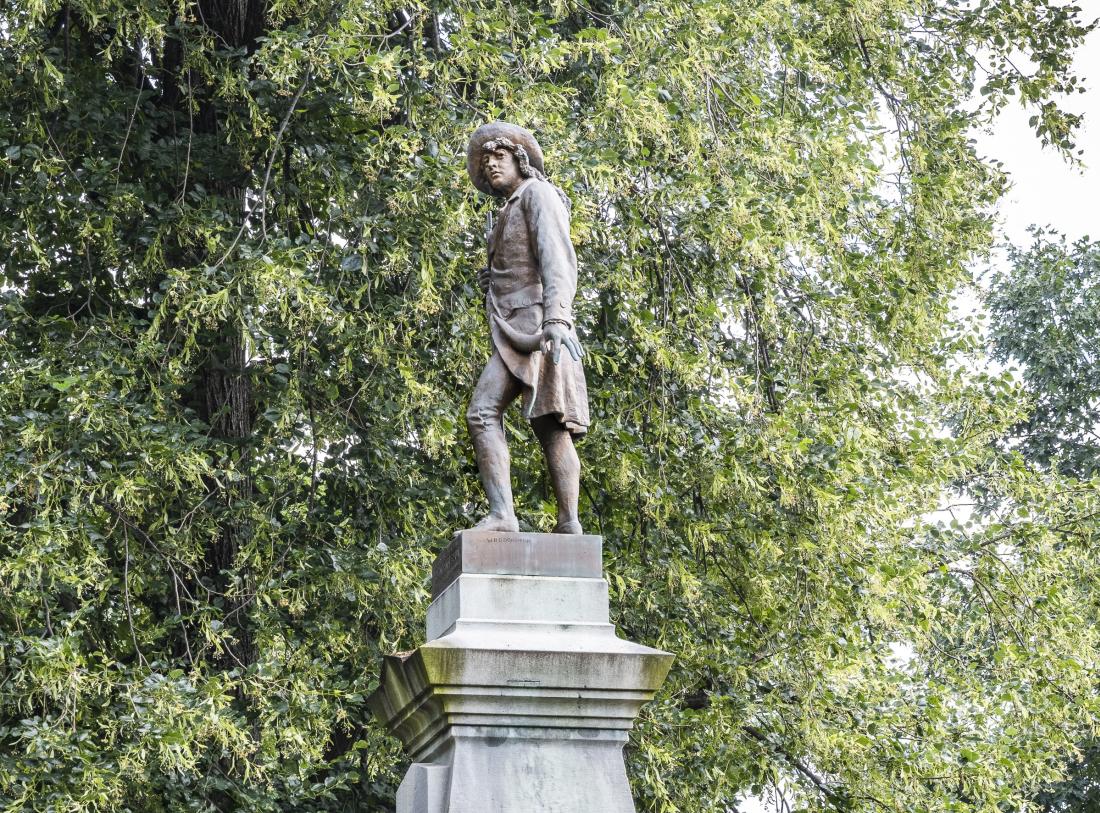 A monument commemorating the capture of Major John Andre.