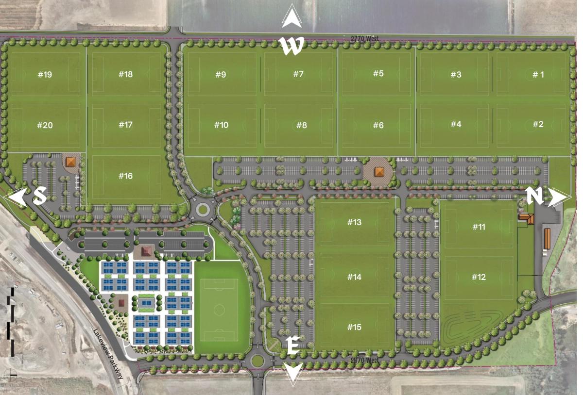 Epic Provo Sports Park Map