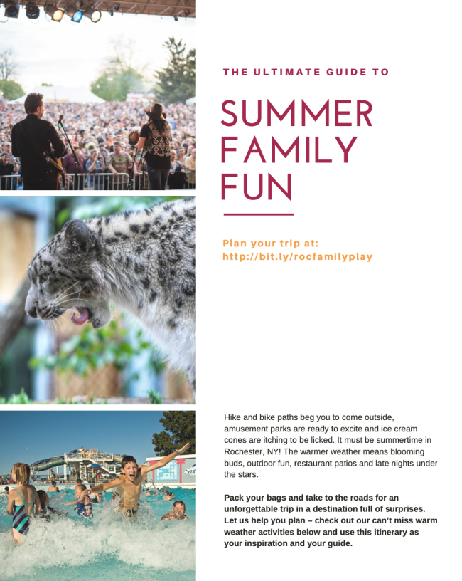 Rochester Family - Summer Fun Itinerary