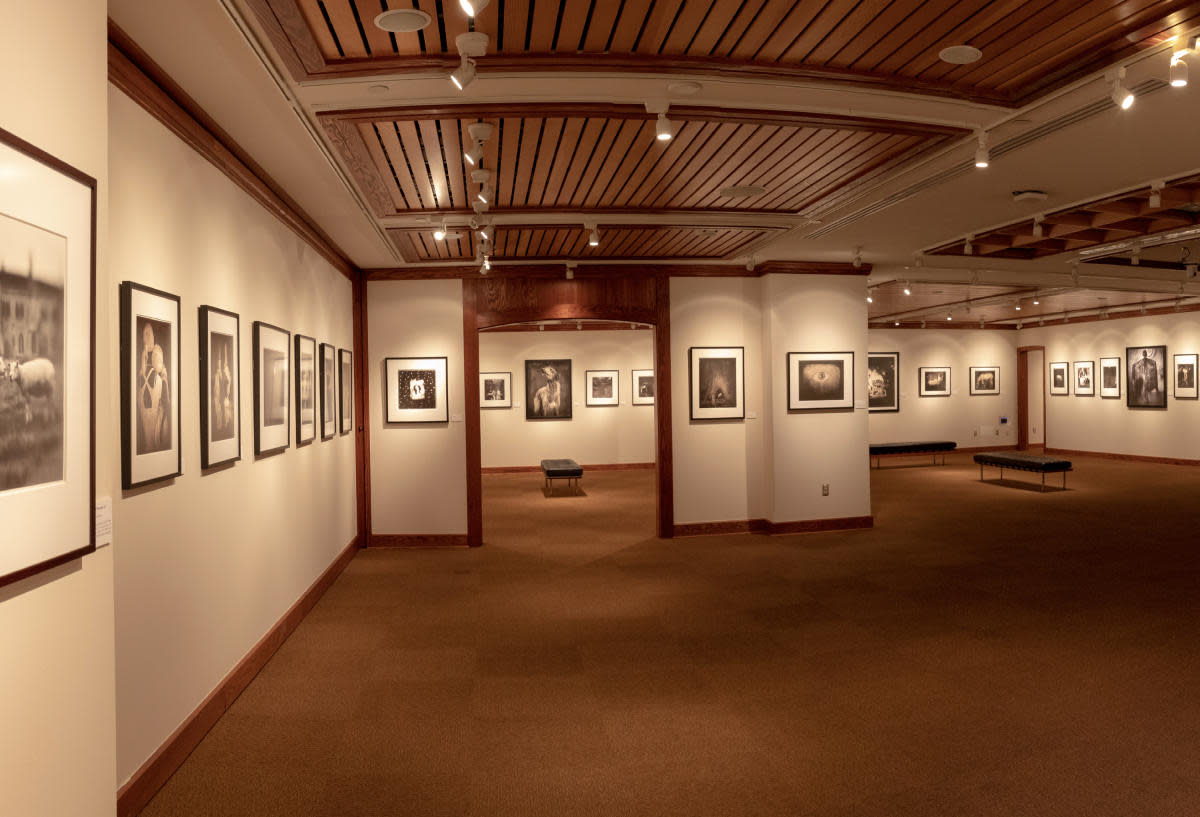 A view of the gallery space inside The Wittliff Collections at Texas State University