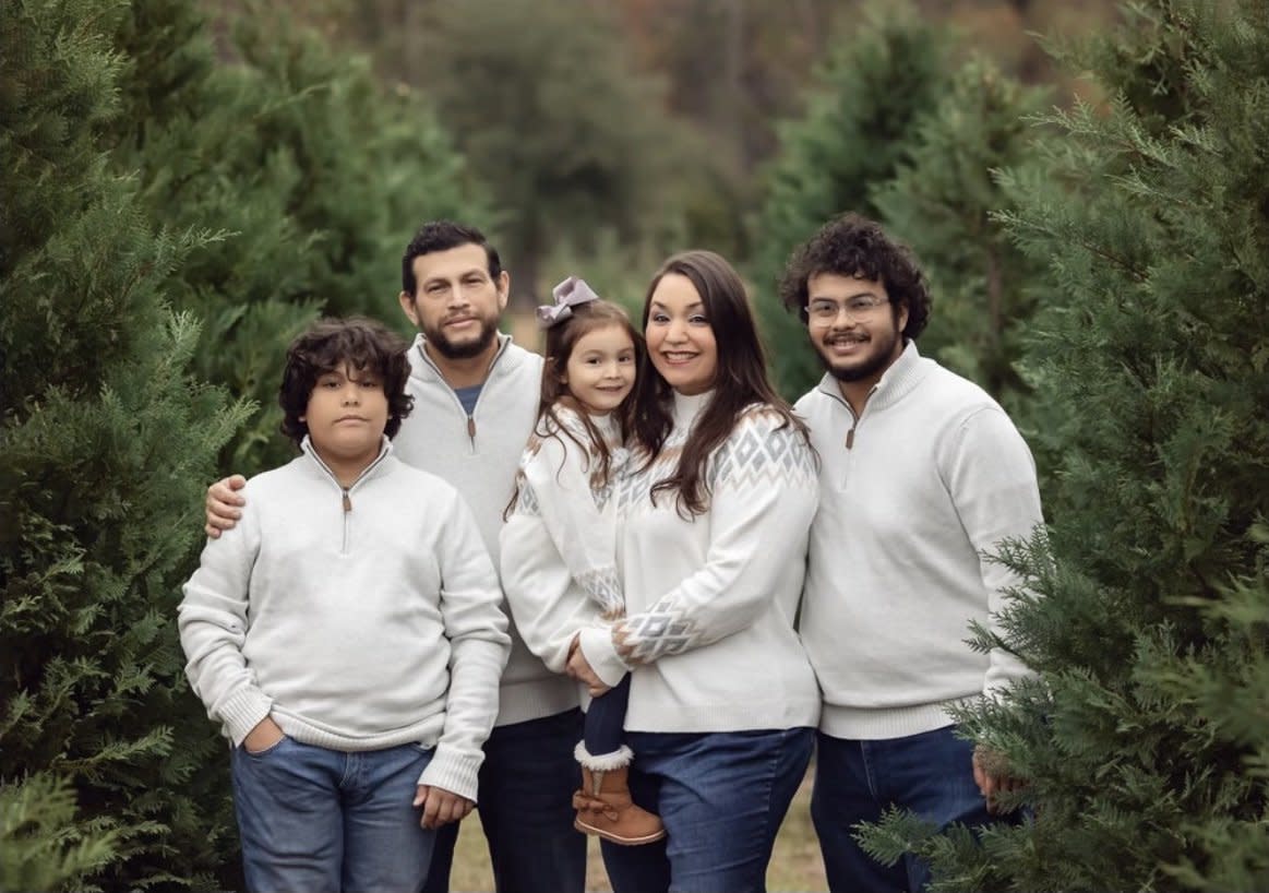 Tournesol Bakery's Carlos Sanchez and family