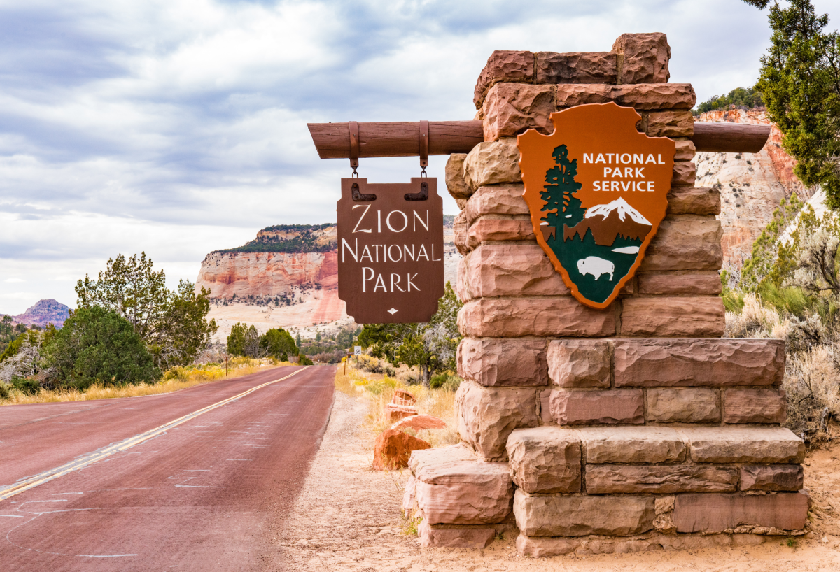 Zion National Park Entrance
