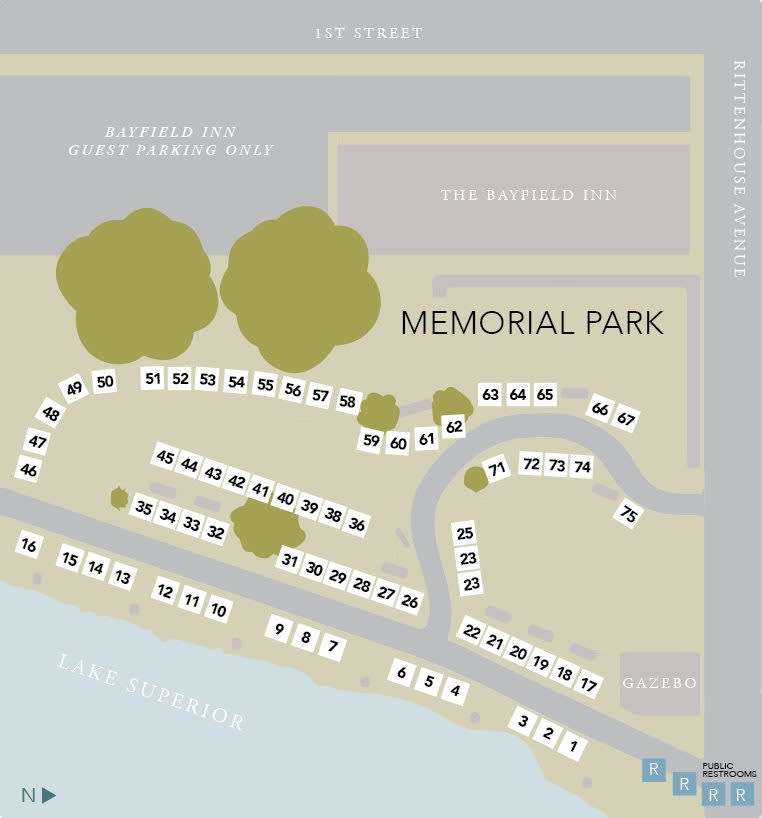 map of memorial park