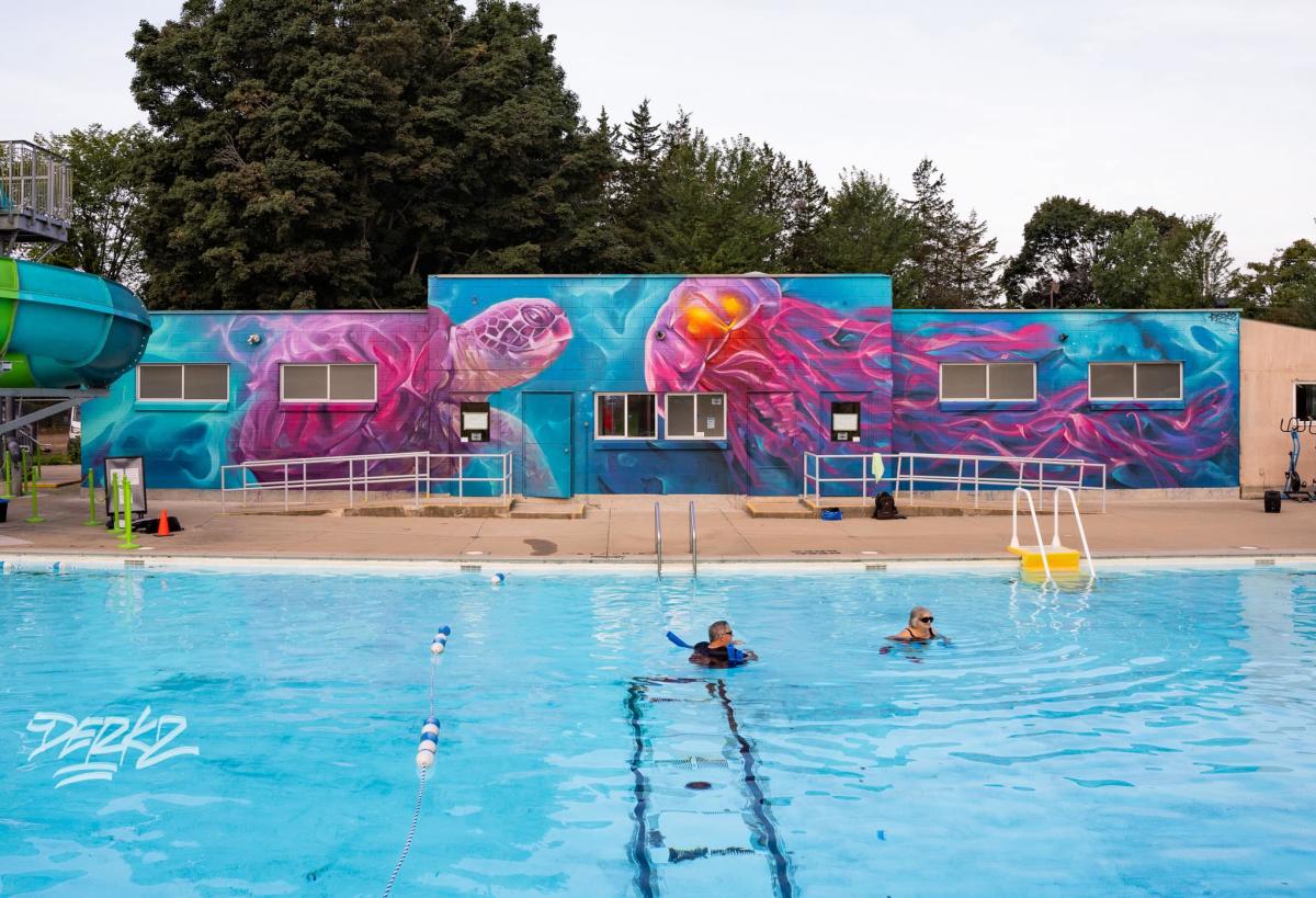 Lake Lisgar Waterpark Mural