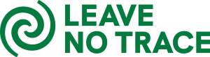 Leave No Travel Black and Green Logo