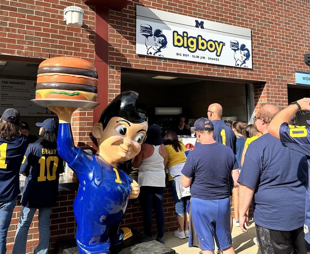 big boy restaurant at michigan stadium
