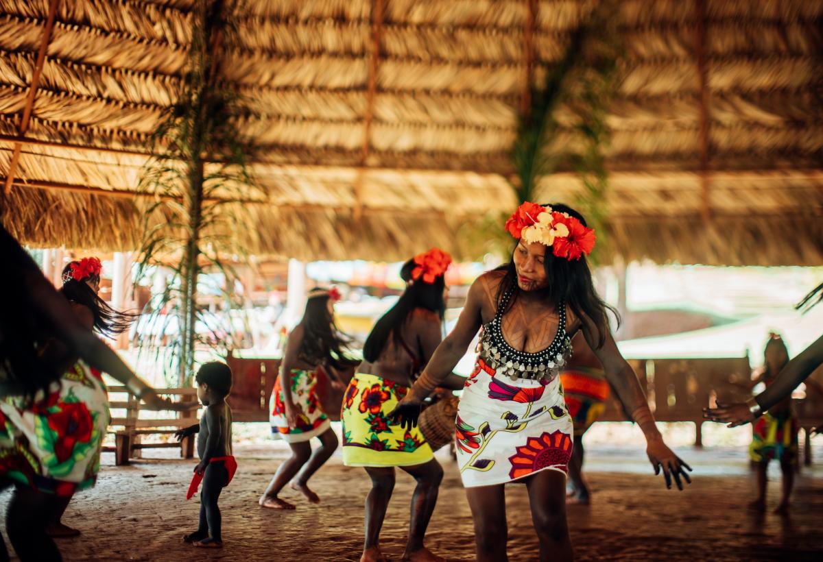 Emberá traditional dance